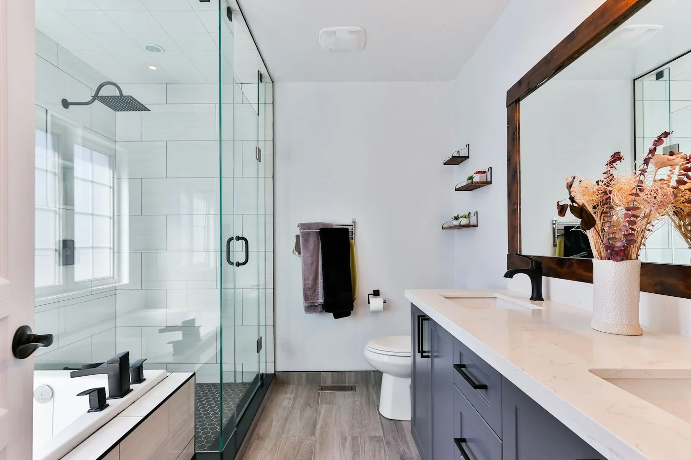 Doğal Dokulu Banyo - proje görseli 2